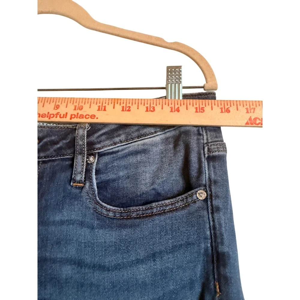 Vigoss Womens Bootcut Jeans Medium Wash Blue Mid Rise‎ Denim Pants Size 30x31